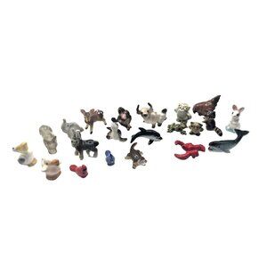 Vintage Mostly Bug House Miniature Figurines 21 Lot